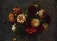 Fantin-Latour, Henri - Chrysanthemums